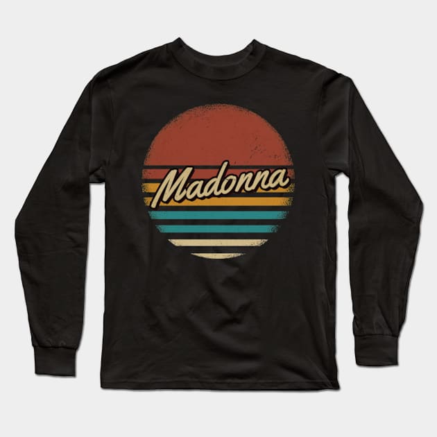 Madonna Retro Long Sleeve T-Shirt by JamexAlisa